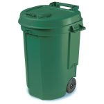 Poubelle 110 l polypropylne vert