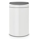 Poubelle 40l blanche - 114984