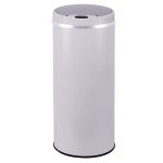 Poubelle de cuisine automatique soho blanc inox 42l Poubelle de cuisine automatique soho blanc inox 42l