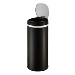 Poubelle de cuisine automatique soho noir inox 42l Poubelle de cuisine automatique soho noir inox 42l