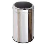 Poubelle de cuisine push tokyo inox 30l