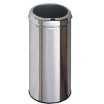 Poubelle de cuisine push tokyo inox 42l