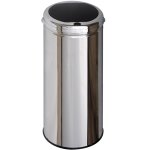 Poubelle de cuisine push tokyo inox 50l