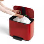 Poubelle À pédale 36l rouge passion - 121401 Poubelle À pédale 36l rouge passion - 121401