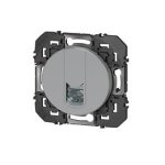 Prise blind�e rj45 cat6 stp dooxie finition alu - sachet