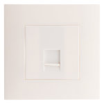 Prise tel. rj 45 cat. 5 prt  poser - blanc - simplea