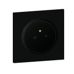 Prise avec terre dooxie complet, legrand, noir Prise avec terre dooxie complet, legrand, noir