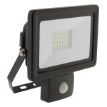 Projecteur led tanche 30w noir avec dtecteur - elexity