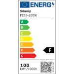 Projecteur led extérieur 100w ip65 noir - blanc froid 6000k - 8000k - silamp Projecteur led extérieur 100w ip65 noir - blanc froid 6000k - 8000k - silamp