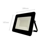 Projecteur led ext�rieur 50w ip65 noir (pack de 10) - blanc neutre 4000k - 5500k - silamp