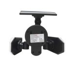 Projecteur solaire 2 t�tes 78led 300lm werkapro