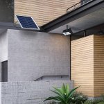 Projecteur solaire led 60w dimmable avec détecteur (panneau solaire + télécommande inclus) - blanc froid ... Projecteur solaire led 60w dimmable avec détecteur (panneau solaire + télécommande inclus) - blanc froid ...