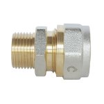 Racccord droit � visser pour tube multicouche �20 - m20 / 27