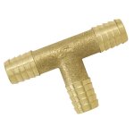Raccord té cannelé cylindrique pour tuyau Ø15 Raccord té cannelé cylindrique pour tuyau Ø15