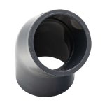 Raccord coudé 45° pvc pression f / f jardibric Ø50 Raccord coudé 45° pvc pression f / f jardibric Ø50