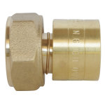 Raccord droit � glissement pour tube per �25 - ecrou - tournant f20 / 27