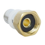 Raccord droit  sertir pour tube multicouche 16 - ecrou - tournant f20 / 27
