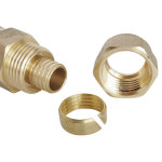 Raccord droit À visser pour tube per Ø20 - femelle 15 / 21 Raccord droit À visser pour tube per Ø20 - femelle 15 / 21