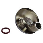 Raccord excentr de 11, 5mm avec rosace - m15 / 21 m20 / 27