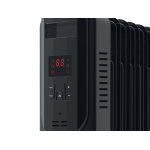 Radiateur bain d' huile numrique de 1500w avec contrle wifi noir
