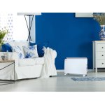 Radiateur lectrique  convection, panneau en verre tremp blanc