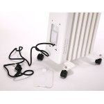 Radiateur  huile 1500 w basse consommation avec thermostat et 3 niveaux de puissance