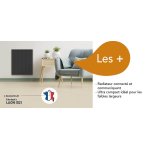 Radiateur � inertie r�fractite 1500w horizontal blanc