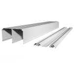 Rails sprint haut et bas blanc 120 cm Rails sprint haut et bas blanc 120 cm