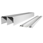 Rails sprint haut et bas blanc 360 cm Rails sprint haut et bas blanc 360 cm