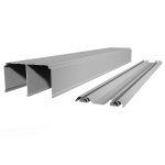 Rails sprint haut et bas gris 240 cm Rails sprint haut et bas gris 240 cm