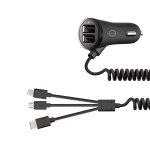 Rallonge 12v usb avec cble 3 en 1 - watt and co