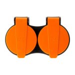 Rallonge Étanche 2 prises 2p + t h07rn - f 3x 1, 5mm² 5m avec clip de fixation orange - zenitech Rallonge Étanche 2 prises 2p + t h07rn - f 3x 1, 5mm² 5m avec clip de fixation orange - zenitech