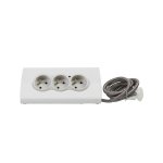 Rallonge multiprise 3x2p + t + 2 usb type - a 2. 4a et support tablette