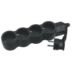 Rallonge multiprise 4 prises de courant 2p + t 16a 230v avec cordon 1. 5m