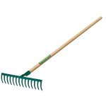 Rteau forg - dents courbes 35cm