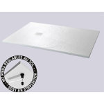 Receveur 80x120cm blanc bastia