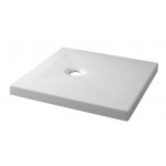 Receveur de douche 80x80 blanc  poser en grs