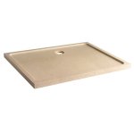 Receveur extra plat 80x120 en marbre beige