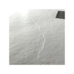 Receveur extra plat  poser 80x140 blanc reflet nervur grande taille