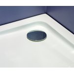 Receveur lary - antid�rapant - 80x80x13cm - acrylique - blanc