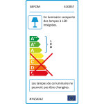 R�glette led ultra fine 50cm 440 lumens