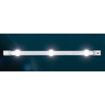 Réglette 3 spots led 8w 76cm elysée gris Réglette 3 spots led 8w 76cm elysée gris