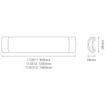 Reglette cuisine led 40w couleur / intensite reglable (avec telecommande) 120cm Reglette cuisine led 40w couleur / intensite reglable (avec telecommande) 120cm