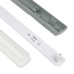 Rglette led tanche pour 1 tube lumineuse led t8 150cm ip65 - silamp