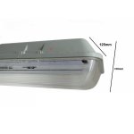 Réglette led Étanche double pour tubes lumineuse led t8 150cm ip65 (boitier vide) (pack de 8) - silamp ... Réglette led Étanche double pour tubes lumineuse led t8 150cm ip65 (boitier vide) (pack de 8) - silamp ...