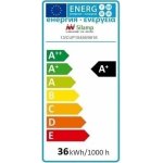 Rglette lumineuse led etanche 120cm 36w ip65 - blanc froid 6000k - 8000k - silamp