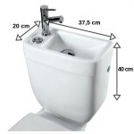 Réservoir avec lave - mains intégré Réservoir avec lave - mains intégré