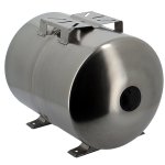 Réservoir pression À vessie horizontal en inox - 24 litres Réservoir pression À vessie horizontal en inox - 24 litres