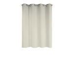 Rideau occultant oeillets ronds 135x180cm stormy ivoire