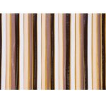 Rideau de porte lanires plastique marron / beige
